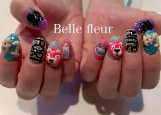 ショート ネイル Belle fleurのネイルデザイン