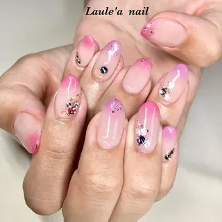 ロング ネイル 福田 加奈のネイルデザイン