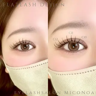 マツエク・マツパ MicoNoa所属・MicoNoa Asamiのマツエク・マツパデザイン