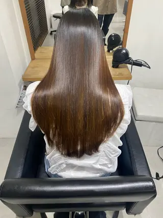 ロング 銀座⚜️【脱白髪染め 美髪矯正】トグチのヘアスタイル