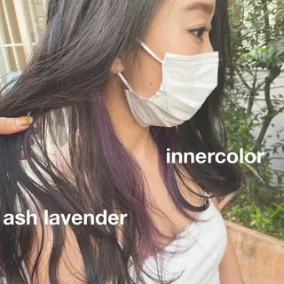 セミロング カラー ヘアアレンジ ハイトーンピンク🍑 ブリーチ🍑RINAのヘアスタイル