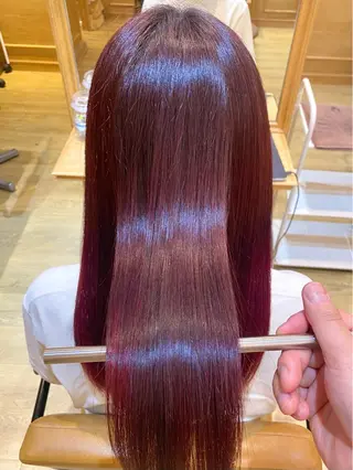 ロング 千 田のヘアスタイル