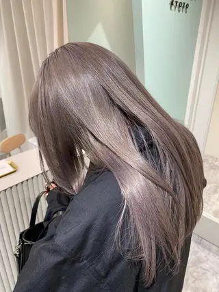 セミロング カラー LOVESTOIKE 堂本のヘアスタイル