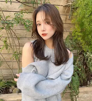 ロング 韓国/髪質改善💘 櫻井かれんのヘアスタイル