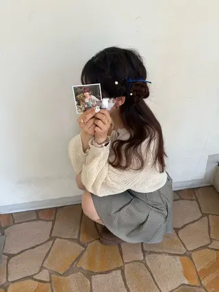 ロング ヘアアレンジ 山端 梨音のヘアスタイル