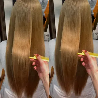 ロング なんば🍓 似合わせカラー🐬のヘアスタイル