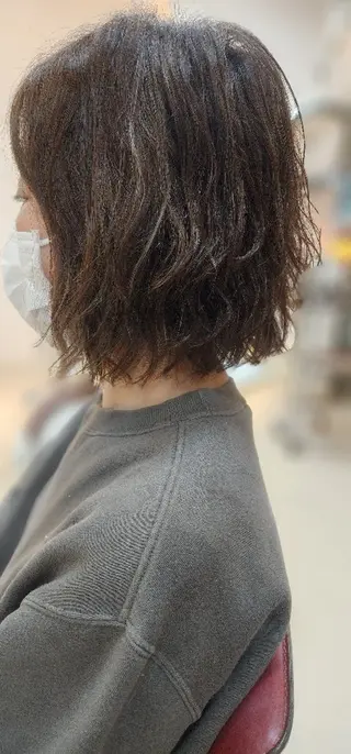 ミディアム カラー パーマ hairmake Juinのヘアスタイル