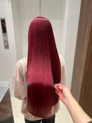 ロング カラー ヘアアレンジ 💕上野美容師☁ ブリーチ💖サワのヘアスタイル