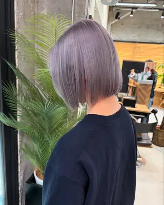 ショート カラー KAEDE🌺Wカ ラー/ホワイトカラーのヘアスタイル