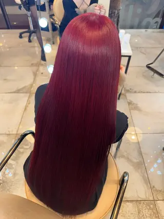 ロング カラー HARUNA/原宿/ デザイン/カットのヘアスタイル