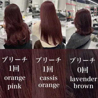 カラー ブリーチなし透明感 💗RYOTAのヘアスタイル