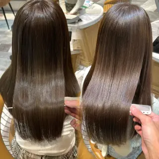 ロング 縮毛矯正/美髪カラー 松田空優哉のヘアスタイル