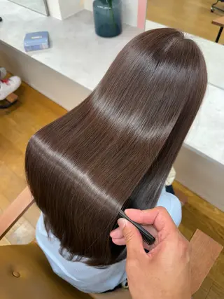 ロング カラー 吉田 裕太朗のヘアスタイル