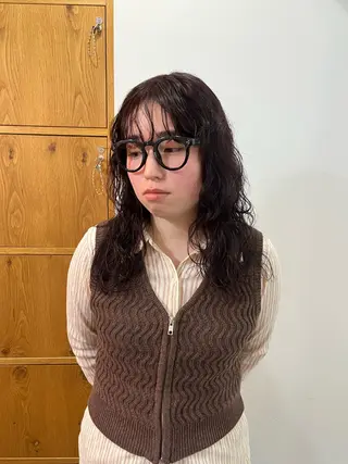 ロング カラー パーマ liberta所属・riko .のヘアスタイル