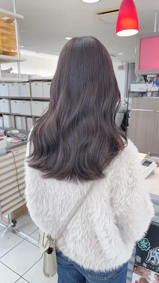 セミロング カラー 艶髪レイヤーの王 復活の大澤竜馬のヘアスタイル