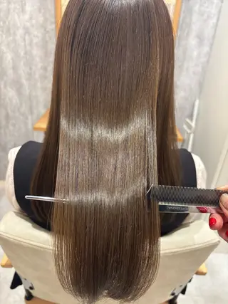 ロング KAEDE💖 縮毛矯正/艶カラーのヘアスタイル