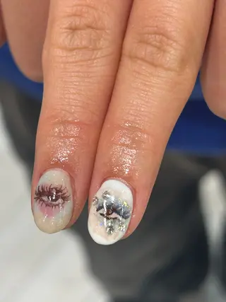 ネイル ꪆৎ平行アーチ ྀི ワカナの眉毛・アイブロウイメージ