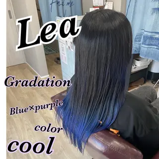 ロング カラー Hair room Leaのヘアスタイル