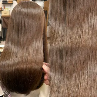 ミディアム カラー 顔周りレイヤー/ボブ 銀座✨中野まさひろのヘアスタイル