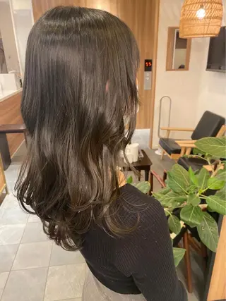 セミロング カラー ヘアアレンジ 穂乃香 BEAUTRIUMのヘアスタイル