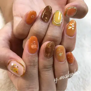 ネイル She nail studio 原宿所属・パラジェル有/ スカルプ/mahoのネイルデザイン