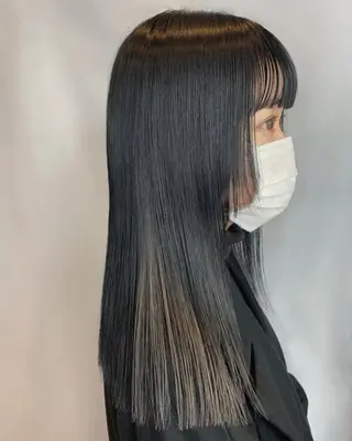 ロング カトウ ユウカのヘアスタイル