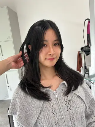 ロング カラー 大阪梅田/ イマムラミヅキのヘアスタイル