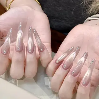 ネイル 💖チップスカルプ 💖長さだし専門店のネイルデザイン