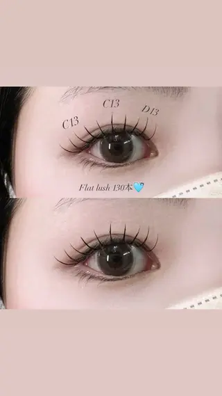 マツエク・マツパ 岡本 葵夏のマツエク・マツパデザイン