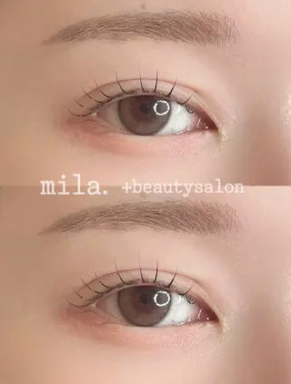 マツエク・マツパ 【 mila.】河嶋 菜月のマツエク・マツパデザイン