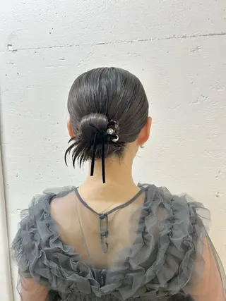 ヘアアレンジ ♛︎ きっか ♛︎ ヘアアレンジ🩵のヘアスタイル