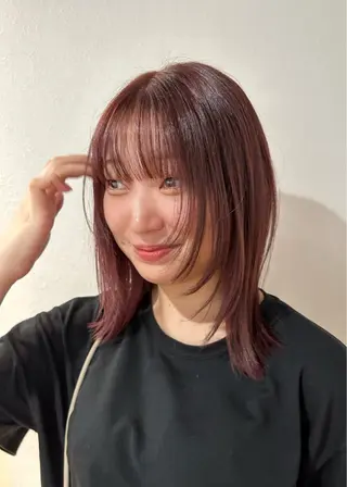 ミディアム カラー TRENCH 自由が丘所属・TRENCH　相澤 果歩のヘアスタイル