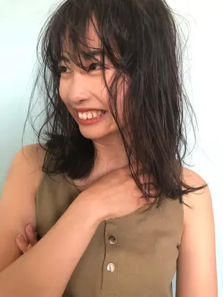 ミディアム パーマ PALAN K-Beauty SHINJUKU所属・“ミニモ最高評価獲得 “代表"Kohei"のヘアスタイル