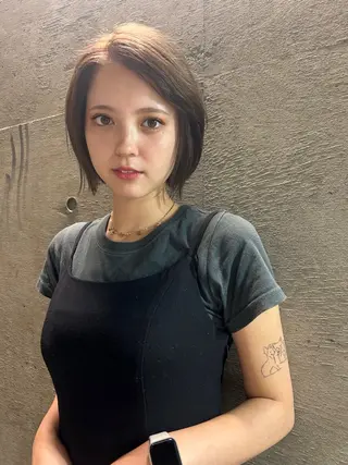 ショート buy your own flowers:kava所属・yoda karenのヘアスタイル