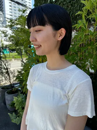 ショート カラー Chiho / 梅田 / ボブ/ パーマのヘアスタイル