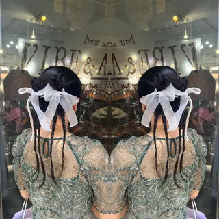 ロング ヘアアレンジ レイヤー/ボブ/ ミニボブ/AOIのヘアスタイル