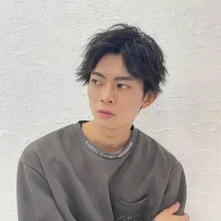 パーマ メンズ 西村 友佑のヘアスタイル