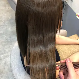 ロング 縮毛矯正・髪質改善 支持率No1🫧北島のヘアスタイル