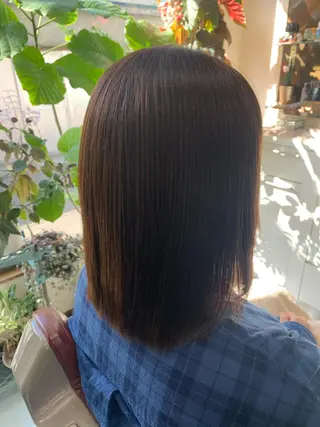 ミディアム パーマ ストウ ナナエのヘアスタイル