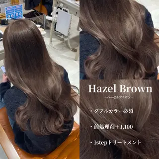 ロング カラー 大村 真咲のヘアスタイル