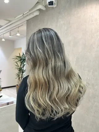 ロング カラー 柏バレイヤージュ No.1竹井俊介のヘアスタイル