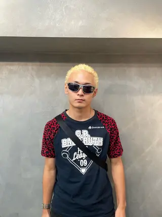 ショート カラー メンズ TNB TOKYO所属・エクステ/コーンロウ KURUMI⛓️🔥のヘアスタイル