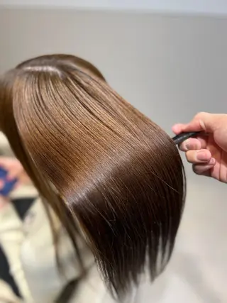 ロング Salowin銀座suite店所属・美髪縮毛矯正/髪質 改善カラー/寺倉海人のヘアスタイル
