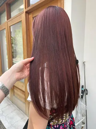 ロング カラー なかむら ゆきのヘアスタイル