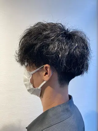 ショート パーマ メンズ メンズ特化💥荻窪 No.1柴田憲秀のヘアスタイル