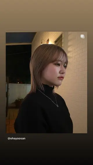 カラー ショートカット メンズカット/夕海のヘアスタイル