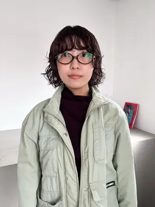 ミディアム パーマ Takuma Suzuki中目黒のヘアスタイル