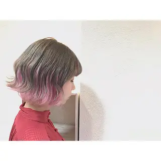 ショート カラー 心斎橋 美髪職人　近江のヘアスタイル