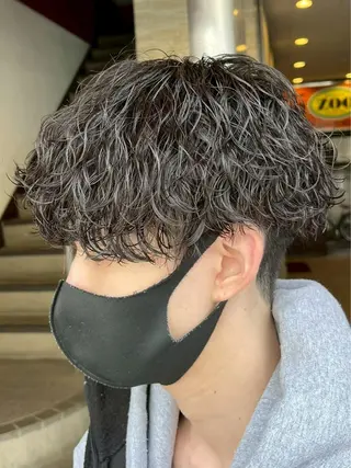 メンズ men's perm /立川/RENのヘアスタイル