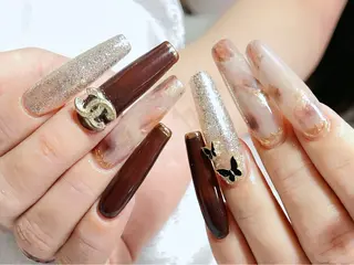 ネイル 🎀ネイルサロン エクラYUI🎀のネイルデザイン